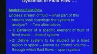 Lec-12 Dynamics of Fluid Flow