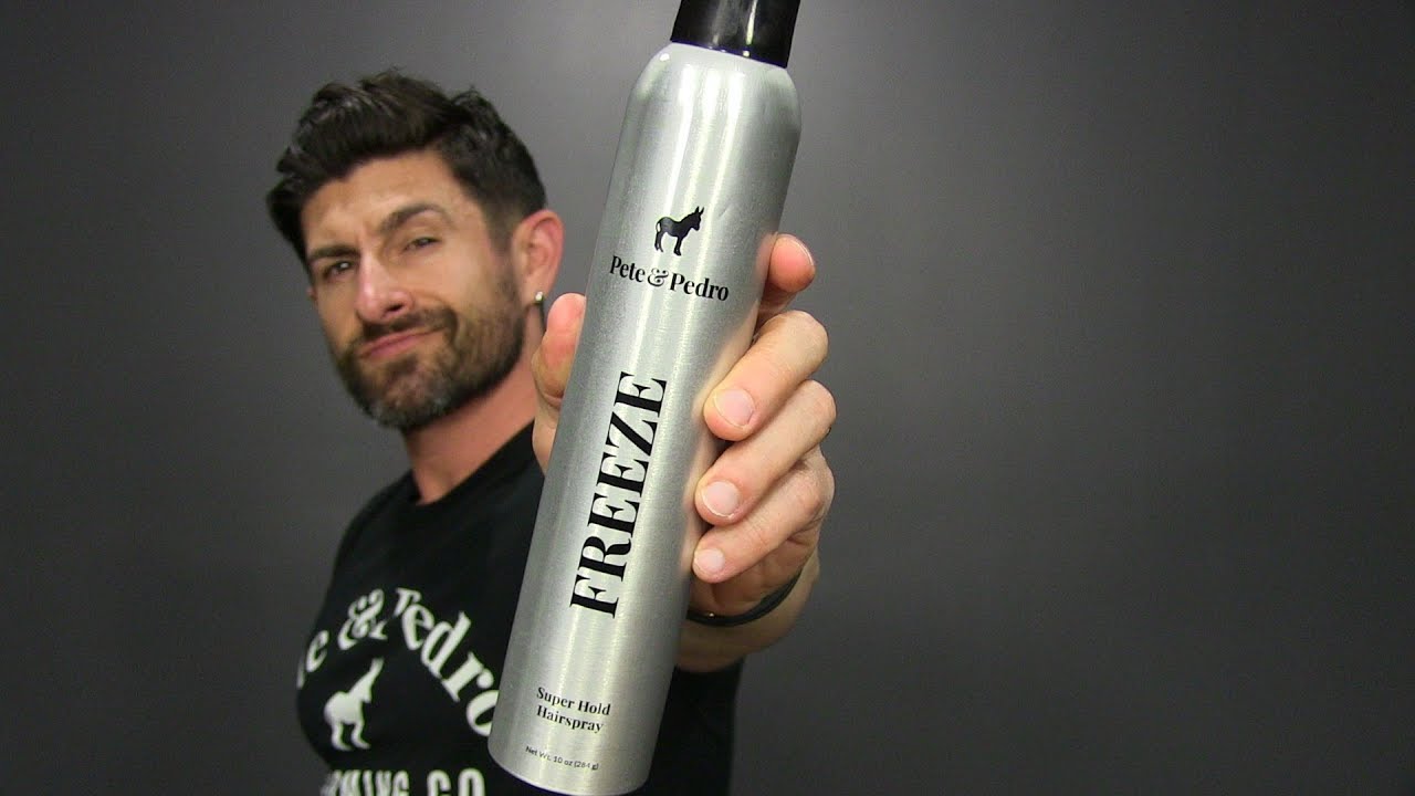 FREEZE! The Best Lock Hair-In Hairspray For Men (and Women) - YouTube