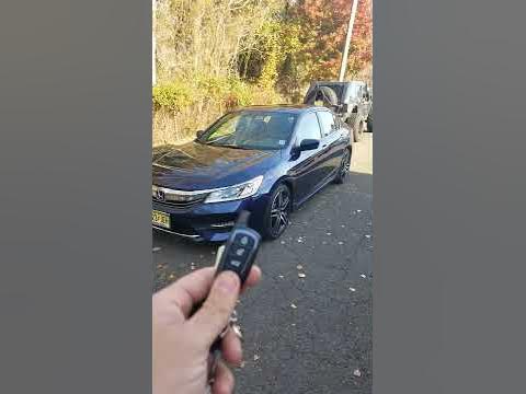 2017 Honda Accord Sport remote start - YouTube