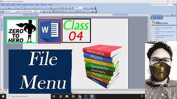 Day 4 - File Menu | Microsoft Office Word 2003 | Tiger Army | 2022