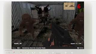 Slenderman Must Die: Industrial Waste Gameplay (Unity Game)