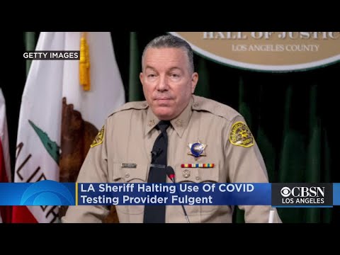 Report: LA Sheriff Halting Use Of COVID Testing Provider Fulgent Over Alleged Ties To China