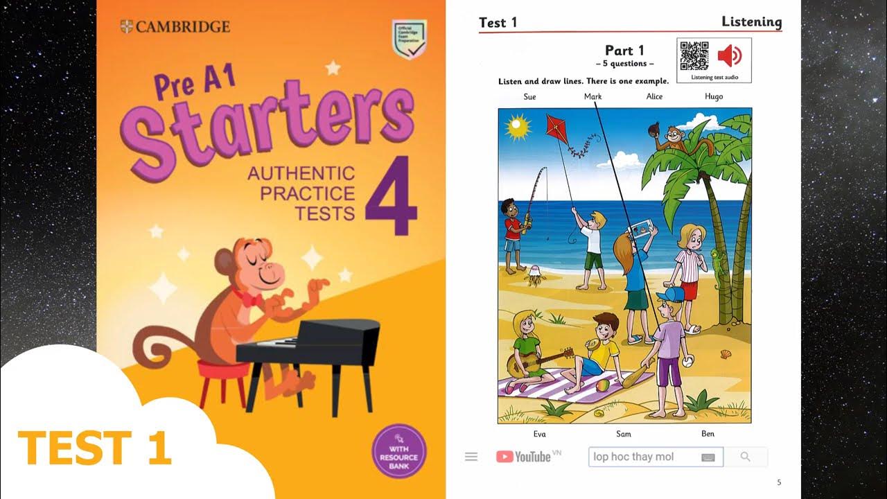 Authentic starters. Starters 3 authentic examination papers. Starters authentic examination papers 1. Starters Listening Test. Starters Listening Part 1.