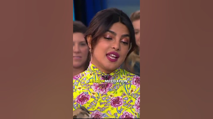 Best Piece Of Advice By Priyanka Chopra