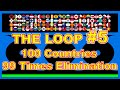 The Loop #5 100 countries 99 times elimination marble race | Marble Factory 2nd