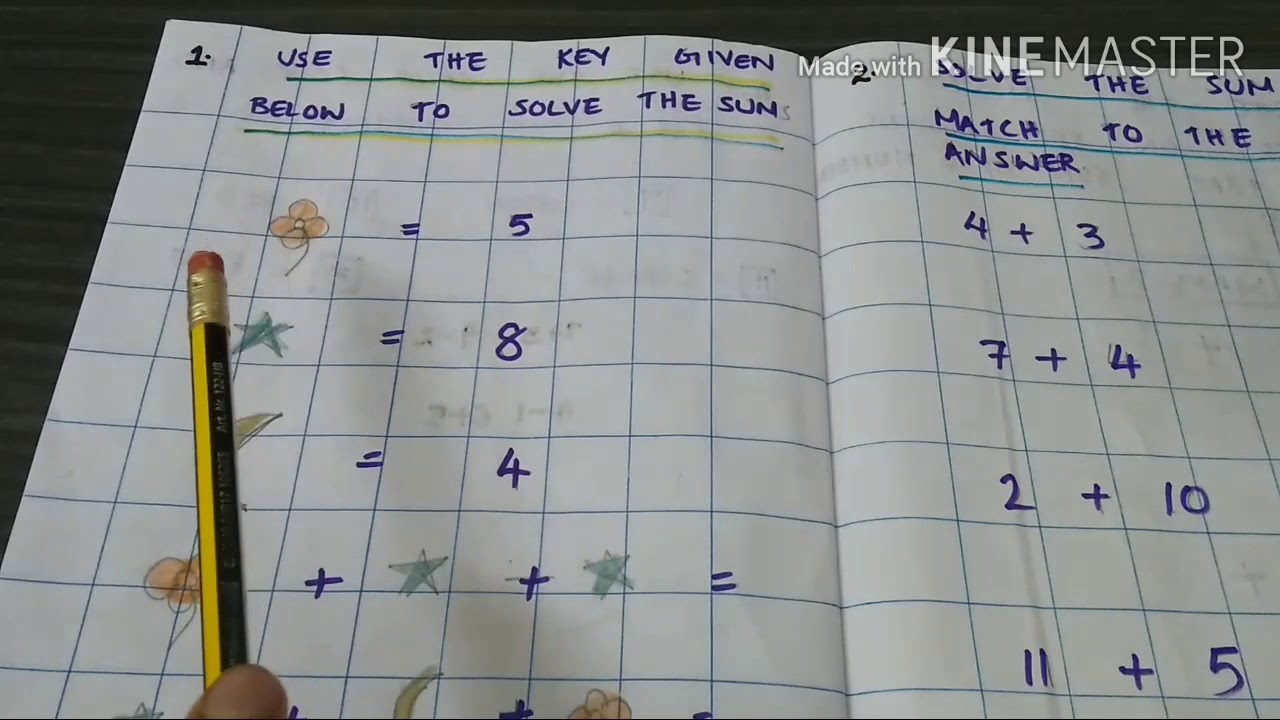 Maths Worksheet For Ukg Kindergarten Youtube