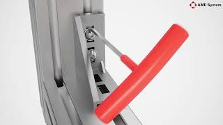 AME System Aluminium Corner Support Bracket 80x80 with cover