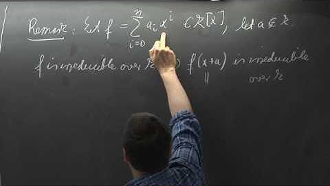 Algebraic Geometry - Lothar Göttsche - Lecture 13