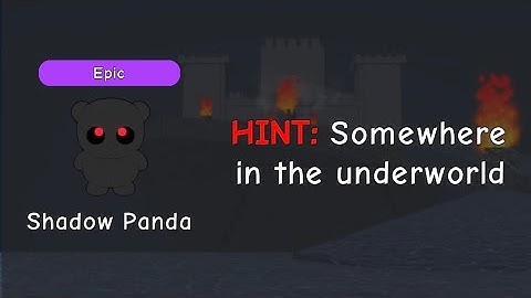 How To Get The “Shadow” Panda | Find The Pandas #roblox #panda