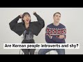 Korean Girl & British Guy Compare Each Country's Stereotype!