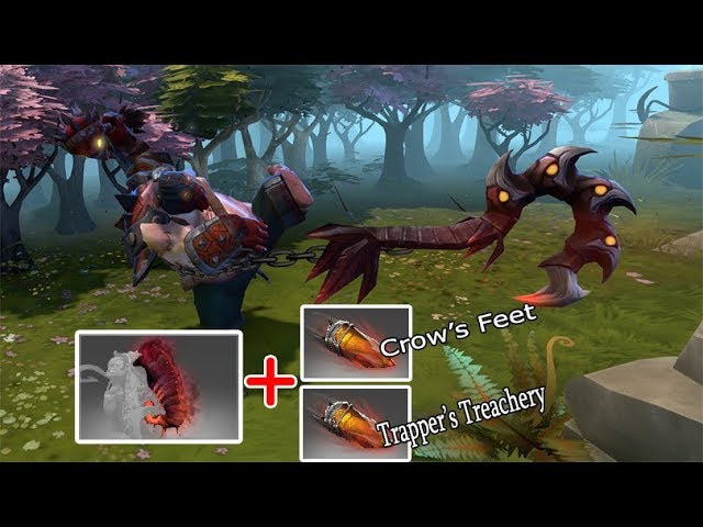 Dota 2 Cara Menambahkan Pudge Kinetic Gem Crow S Feet And Trappers Treachry 2019 Youtube