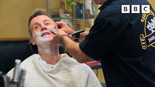 Gio shaves Anton's CHEST at a Sicilian barbershop 😳 | Adventures in Sicily - BBC