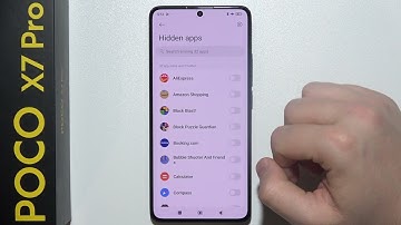 POCO X7 Pro: How to Hide Apps