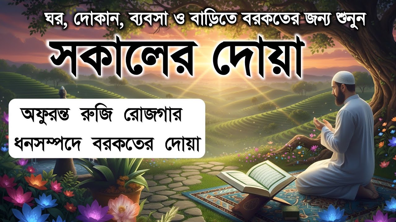 সকালটা শুরু হোক হৃদয় শীতল করা বরকতময় আয়াত দিয়ে। সকালের দোয়া ও জিকির। Morning Dua Full by Alaa Aqel