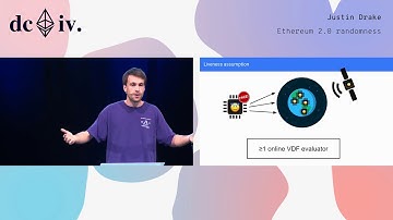 Ethereum 2.0 randomness by Justin Drake (Devcon4)