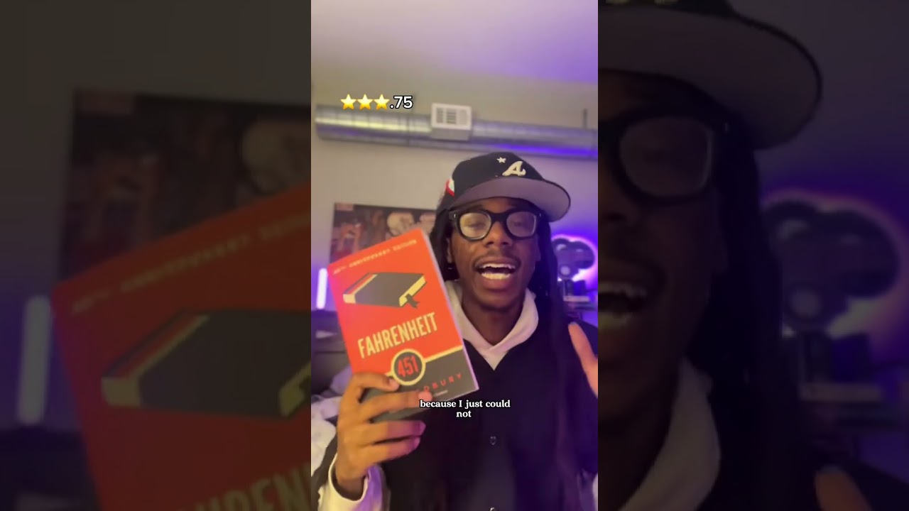 Throwback to my Fahrenheit 451 Review I did last year! 