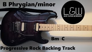 B Phrygian Backing Track B minor Progressive rock screenshot 4