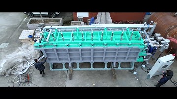 EPS block moulding machine production display