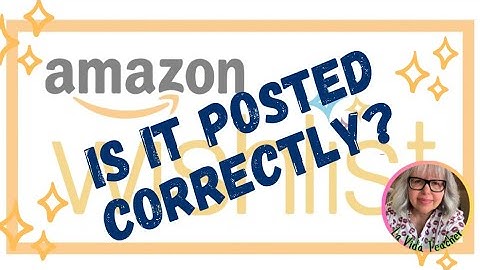 Is your Amazon Wishlist posted correctly? If you’re not sure, watch this video.
