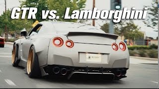 GTR vs. LAMBORGHINI