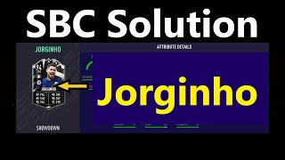 94 Jorginho Showdown SBC Solution!! #FIFA21