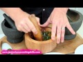 Jamie Oliver talks you through using a pestle and mortar