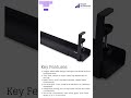 The Ultimate NO-DRILL Desk Upgrade! (StarTech Cable Tray Review) #aestheticsetup #america #desksetup