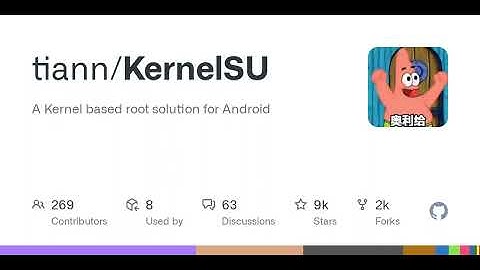 GitHub - tiann/KernelSU: A Kernel based root solution for Android
