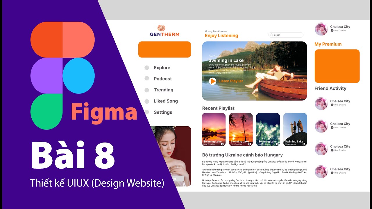 Bài 8 Figma | Hướng dẫn thiết kế UIUX (Design Website) – Cộng Đồng Youtube