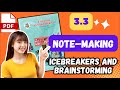 3.3 Note-Making | 12th STD HSC | English | Questions &amp; Answer | Notes | RK Edits