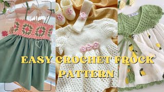 Patrón de crochet para niña/Схема вязания девочки крючком/نمط طفلة بالكروشيه/Crochet frock pattern