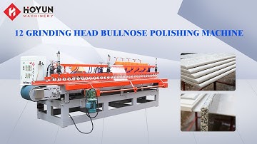 HoYun Machines | How to bullnose Profile Polish Granite Countertop  Using Diamond Profile Wheels