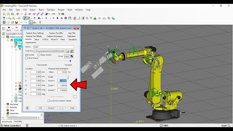 Crear un espacio de trabajo en FANUC ROBOGUIDE