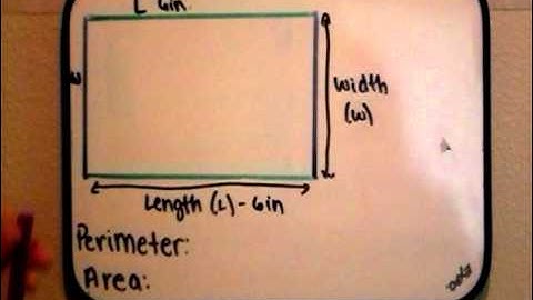Area and Perimeter of a Rectangle Math Tutorial Video.wmv
