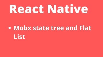 Wiring off Flat List with Mobx-state-tree