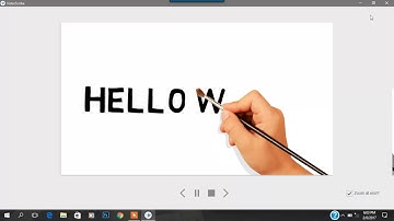 tutorial 1: basic component and text in video-scribe
