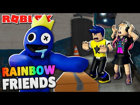 24 horas fugindo do AZUL BABÃO no RAINBOW FRIENDS! 