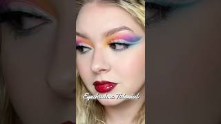 Rainbow cut crease loading… 🌈✨ #makeuptutorial #colorfulmakeup #cutcrease #eyeshadowtutorial