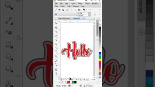 Text Design | Latter design Coreldraw | Coreldraw text Logo design Coreldraw #coreldraw