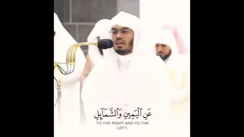«أولم يروْا إلى ما خلق الله من شيء» #تلاوات_الحرم 🕋🖤