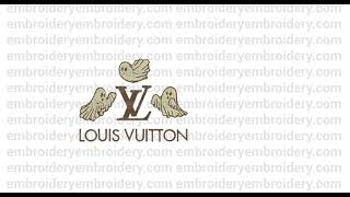 Louis Vuitton Halloween logo machine embroidery design New !