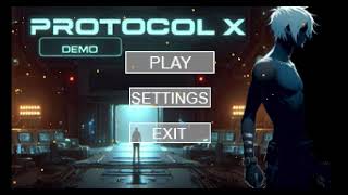 Protocol X Demo - 2D Platformer Shooter Game Made in GODOT, Programmed by AI.