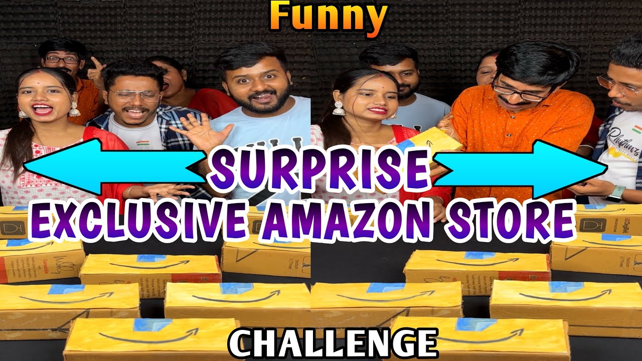 Great Exclusive Surprise Amazon Store Loot Funny Challenge With Family