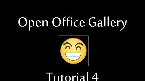 TUTORIAL: Add Free Images to Documents - 4 - How to OpenOffice Gallery