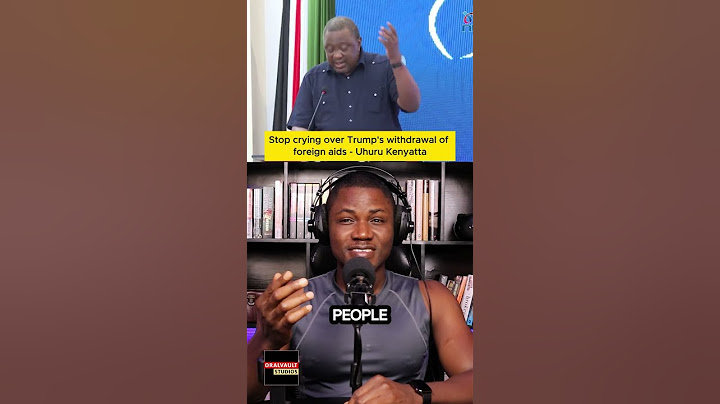 stop crying over Trump's withdrawal of foreign aids to Africa #nigerianews #africanews #newsshorts