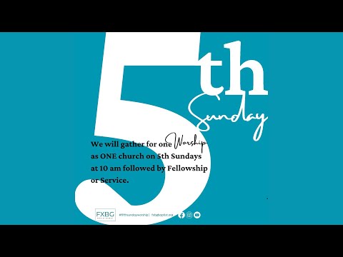 LIVE Stream 5th Sunday Worship Service - Sunday, October 29, 2023 | 10:00 am