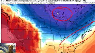 Wednesday 31 Jan 2018 "An active pattern" by Vencore Weather