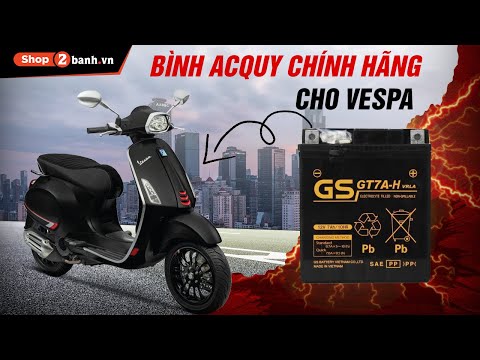 Video Giá bình ắc quy xe Vespa LX, Sprint, Primavera và cách... - youtube