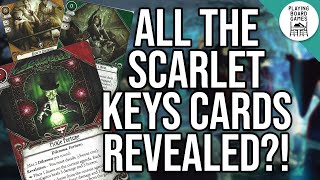 All cards for THE SCARLET KEYS have been revealed?! Let's chat about them! (Arkham Horror TCG)
