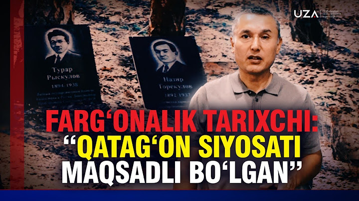 Фарғоналик тарихчи: “қатағон сиёсати мақсадли бўлган”